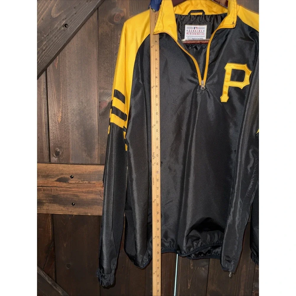 Pittsburgh Pirates‎ Jacket Men's Size L Pullover Windbreaker GIII Carl Banks